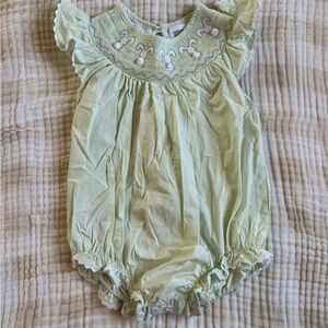 Lil Cactus 12-18 Easter Smocked Bubble